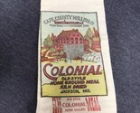 Souvenir Home Ground Meal Sack Bag Cape County Milling Jackson Missouri ... - $64.35