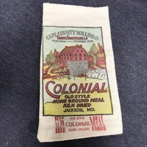 Souvenir Home Ground Meal Sack Bag Cape County Milling Jackson Missouri ... - £51.43 GBP