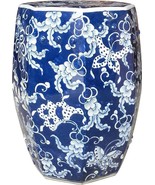 Garden Stool Butterfly Backless Hexagonal White Blue Colors May Vary Var... - £405.77 GBP