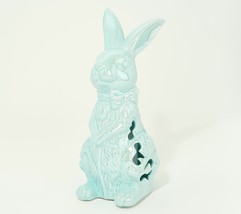 Pearlized Porcelain Standing Bunny Luminary   Sitting - £41.83 GBP
