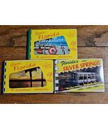 Set of 3 VTG Vintage Mini Souvenir Photo Books Silver Springs Scenic Flo... - $14.80