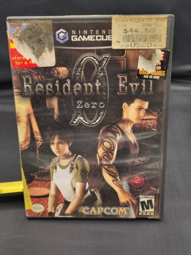Resident Evil Zero GameCube Video game complete tested cib black capcom zombie - $13.88