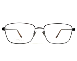 Gucci Eyeglasses Frames GG0576OK 006 Gunmetal Gray Rectangle Full Rim 56-17-150 - $148.49