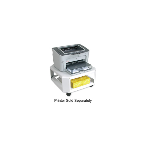 Master Products Mobile Printer Stand- Steel- 17in.x17in.x8-.50in.- Platinum - $180.91