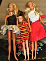 Mattel Barbie Doll Lot of Three (3) Dolls -Skipper, Malibu, &amp; Barbie - £31.32 GBP