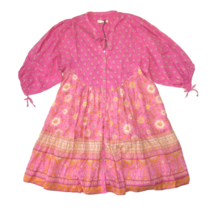 NWT SPELL &amp; the Gypsy Collective Utopia Tunic Mini in Flamingo Pink Dress M - £119.62 GBP