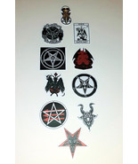 Baphomet / Satanic / Occult / Goth / Metaphysical Stickers - Set of 10 - V - €1,73 EUR