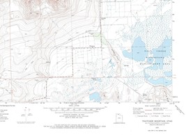 Thatcher Mountain Quadrangle Utah 1972 USGS Topo Map 7.5 Minute Topographic - £18.81 GBP