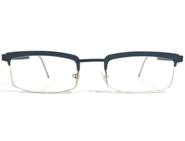 Lindberg Eyeglasses Frames Mod.4015 Matte Blue Strip Titanium 50-21-135 - £235.44 GBP