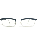 Lindberg Eyeglasses Frames Mod.4015 Matte Blue Strip Titanium 50-21-135 - $299.31