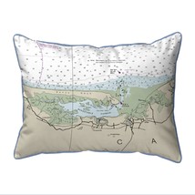 Betsy Drake Cape Cod - Sandy Neck, MA Nautical Map Small Corded Indoor Outdoor - £39.46 GBP