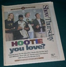 HOOTIE &amp; THE BLOWFISH SHOW NEWSPAPER SUPPLEMENT VINTAGE 1996 - £19.65 GBP