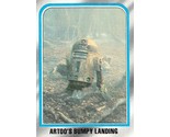 1980 Topps Star Wars ESB #174 Artoo&#39;s Bumpy Landing R2-D2 Kenny Baker - $0.89