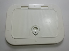 Boat RV Motohome Hinged Access Inspection Deck Hatch White L 14.9”×W11” 9138 - £39.16 GBP