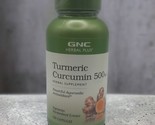 GNC Herbal Plus Turmeric Curcumin 500 MG 100 Capsules SEALED 11/2024 - £19.32 GBP