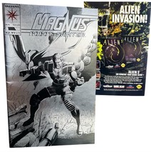 Magnus Robot Fighter  - Valiant 1991 Embossed Silver Cover #25 - Collect... - $29.00