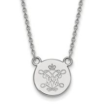 SS William And Mary Small Disc Pendant Necklace - £48.97 GBP