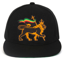 Clover Patch Adjustable Black Cap - Lion of Judah Flag - $15.00