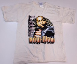 Vintage 2000s White Lil Bow Wow Kids Shirt Youth 14/16 Rap Tee Y2K - £19.95 GBP