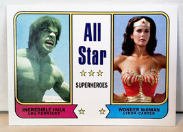 Hulk and Wonder Woman: A Nine Pockets Custom Card - £3.93 GBP