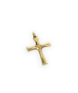 James Avery 14K Yellow Gold Serenity Cross Pendant 1.2in - $12,543.73 MXN