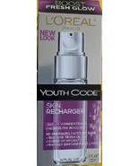 LOREAL YOUTH CODE SKIN RECHARGER SERUM CONSENTRATE FRESH GLOW BOOSTER 1. Oz - $703.34 MXN