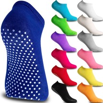 13 Pairs Non Slip Skid Socks With Grips 13 Colors Women Girls Anti-Skid Yoga Soc - £28.90 GBP