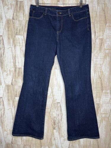 Talbots 12 P/31 Petite Heritage Boot Dark Blue Jeans 2010 - $25.00