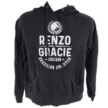 Renzo Gracie Chicago Brazilian Jiu Jitsu Hoodie Size S Black - £31.49 GBP