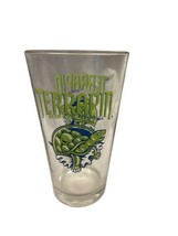 Terrapin Turtle Green Blue Standard Pint Glass Athens Ga 16 oz - £13.25 GBP