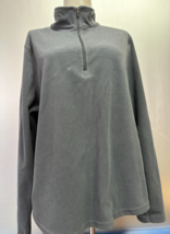 Danskin Now 1/4 Zip Fleece Pullover Jacket Kids size XL 16-18 Gray - £9.41 GBP