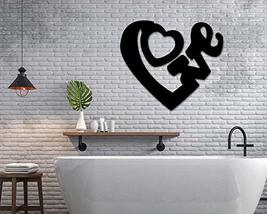 Boyce22Par Love Sign Love Metal Word Inspirational Wall Art Metal Cursive Word S - £54.53 GBP