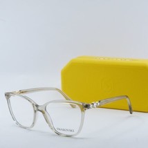 SWAROVSKI SK2020 3003 Transparent Beige 54mm Eyeglasses New Authentic - $97.46