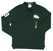 NEW Polo Ralph Lauren Polo Shirt!  Big Pony Match Player Classic Fit Long Sleeve - £51.95 GBP