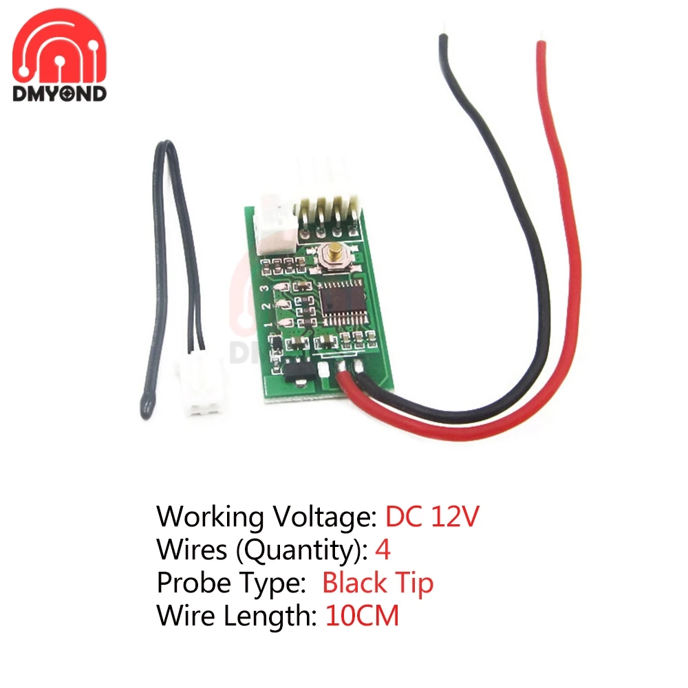 2-3 4 Wires DC 5V/12V PWM Fan Temperature Speed Controller Governor Swit... - $228.78