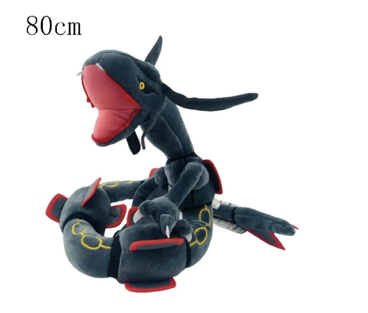 Pokemon Rayquaza Plush 80cm - Mega Evolution Stuffed Doll with Skeleton - $23.67