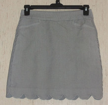 Excellent Womens Croft &amp; Barrow Stretch Pinstripe Pull On Skort Size 4 - £22.38 GBP