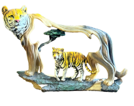 Tiger  Landscape  Resin Figure Tabletop Decor - $19.79