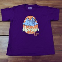 Dr Suess Experience Purple Horton Hears A Who Elephant Youth Medium T-shirt - $10.40