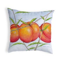 Betsy Drake Peaches Noncorded Pillow 18x18 - £43.51 GBP