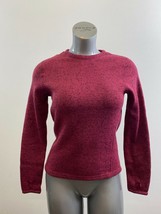 T-Max Women&#39;s Long Sleeve Sweatshirt Size Small Pink Crew Neck Polyester - £9.91 GBP