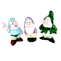 Walt Disney Products Set of Three Seven Dwarfs - £50.61 GBP
