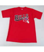 Vintage Buffalo Bills Shirt Adult Sz M Red T Shirt Short Sleeve NFL Reeb... - $18.00