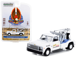 1969 Chevrolet C-30 Dually Wrecker Tow Truck White &quot;Jerry’s Towing&quot; &quot;Fall Guy St - £17.93 GBP