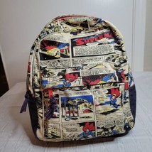 Baby Gap Junk Food Kids Backpack Superman Comics All Over Print  - £20.51 GBP