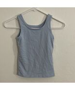 Old Navy Fitted Youth Girls Tank Top Small (6-7) Aqua Sky Blue - €5,12 EUR