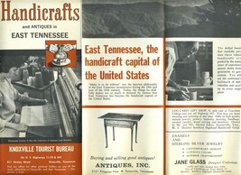 Handicrafts &amp; Antiques in East Tennessee Brochure 1963 Knoxville - £20.63 GBP
