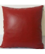 Leather Pillow Cover Throw Cushion Home Covers Decor 18 Decorative All C... - $54.70 CAD+
