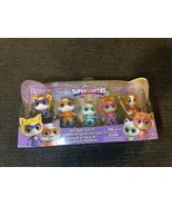 Disney Junior by Just Play **SUPER KITTIES HERO SQUAD 5 PIECE Figurine s... - $21.09