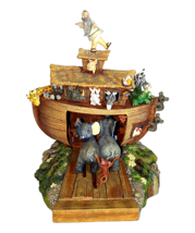 Franklin Mint All About Noah’s Ark Animated Musical Sculpture Statue Figurine - £33.12 GBP